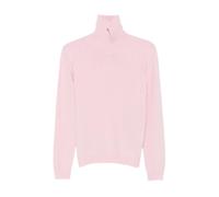 Jil Sander - Pull à col roulé torsadé - Femme - Pulls - Rose - Taille: 42 FR