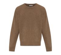 Jil Sander - Pull en laine à col en V - Homme - Pulls - Brun - Taille: L