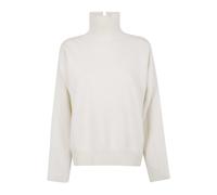 Jil Sander - Pull en Tricot à Col Montant - Femme - Pulls - Blanc - Taille: 40 FR
