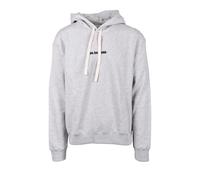 Jil Sander - Pull en Tricot de Coton - Homme - Sweatshirts et sweats à capuche - Gris - Taille: XL