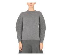 Jil Sander - Pull ras du cou - Femme - Pulls - Gris - Taille: 36 FR