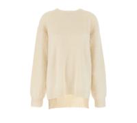 Jil Sander - Pull Tricot Col Rond - Femme - Pulls - Beige - Taille: 36 FR