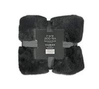 jilda-tex Couverture douce imitation fourrure Rabbit Deluxe 150x200 cm 750 GSM (Gris)