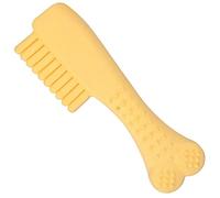 Jildouf Bâton de brosse à dents pour chien | Jouet à mâcher en caoutchouc en forme de peigne barbelé indestructible - Jouet interactif TRP naturel le plus robuste pour chien, nettoyage des dents pour