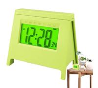 Jildouf Montres numériques pour chambre à coucher - Montres à piles numériques | Petit réveil numérique intelligent avec veilleuse avec affichage de la semaine et de l'heure pour enfants
