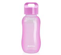 JILIGUALA Bouteille de voyage en plastique pour café, bouteille d'eau sportive pour lait, café, thé, jus de fruits, contenance 350 ml, violet, pack de 1