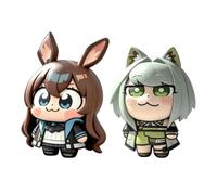 Jilijia Anime Amiya & Kal'tsit Figurines Jeu Happy Girl Statue Modèle 2PCS
