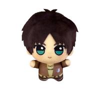 Jilijia Anime Eren Jaeger Peluche Oreiller Levi Peluche Peluche Peluche Porte-clés Pendentifs Doux pour Décoration de Sac Cadeaux de Collection 10 cm