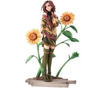 Jilijia Anime Illustration Komatsu Nana Figure Tournesol Sol Stand Girl Figure Peinture Originale Figure Décoration de Bureau