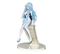 Jilijia Ayanami Rei Figurine d'anime Scènes assises Modèle Jouets Statue en PVC Décoration de bureau Fait à la main Cadeaux pour les fans de collection 23 cm