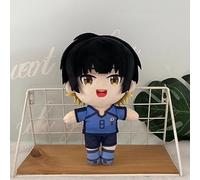 Jilijia Blue Lock Figurine en peluche douce Bachira Meguru/Reo Mikage/Nagi Seishiro Décoration d'intérieur 20cm