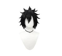 Jilijia Costume de manga Erza Scarlet - Tenue de costumade gris - Ensemble complet avec perruque - Déguisement d'Halloween pour jeu de rôle pour homme et femme