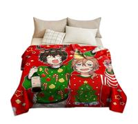 Jilijia Couverture Bungo Stray Dogs Dazai Osamu en flanelle douce et moelleuse - Cadeau de Noël ou d'anniversaire