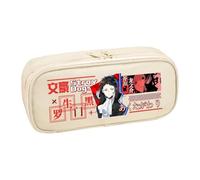 Jilijia Dazai Osamu Trousse à crayons avec imprimé dessin animé BSD Nakajima Atsushi Nakahara Chuuya Grande trousse à crayons pour garçons et filles, Type 15, 22*6*9.5cm, Trousses à crayons