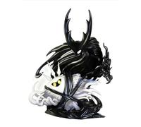 Jilijia Figurine creuse de jeu creux The Radiance Action Figure Statue en PVC noir et blanc Modèle de dessin animé Ornements de collection Cadeaux pour les fans 18 cm
