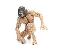 Jilijia Figurine Eren Jaeger de 15 cm en PVC - Figurine géante d'Eren debout ou assis - Jouet - Décoration de bureau - Cadeaux de collection