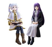Jilijia Frieren Figurine d'anime Beyond Journey's End Figurine Frieren/Fern Noodle Stopper Figure Girl Stance Model Statue Ornements