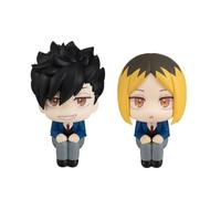 Jilijia Haikyuu!!! Figurine de dessin animé Kozume Kenma et Kuroo Tetsurou Position assise 10,5 cm Décoration de gâteau Cadeau pour les fans