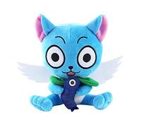 Jilijia Happy Fairy Tail Anime Poupée en peluche créative Jouet en peluche pour la maison Décoration de dessin animé Halloween pour enfants adultes - 17 cm