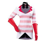 Jilijia Hazbin Hôtel Cosplay Alastor & Blitzo Costume de smoking Angel Dust Combishort Costume d'Halloween pour adulte homme et femme