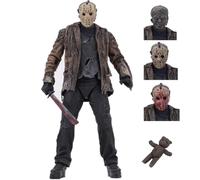 Jilijia Jason Voorhees Figurine d'action Jason Voorhees en PVC - 18 cm - Décoration de bureau - Collection d'Halloween, décoration de Noël - Cadeau pour les fans