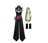 Jilijia Lelouch Lamperouge CC Costume de personnage de l'anime Ensemble complet Costume de jeu de rôle Halloween Carnaval Tenue pour homme et femme