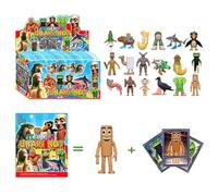 Jilijia Lot de 24 figurines Tung Sahur - Boîte mystère - Animaux de la Brainrot - Figurines d'action mignonnes - Boîte surprise à collectionner pour bureau