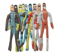 Jilijia Lot de 9 oreillers en peluche Mark Grayson Omni Man doux et drôle - Objets de collection - Décoration d'intérieur et de canapé - Cadeaux en peluche mignons - 28 cm