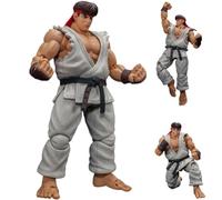 Jilijia Master-Ryu Figurine Super Action 19 cm Pose debout Articulations mobiles Modèle de personnage de jeu avec accessoires de collection Ornements de bureau