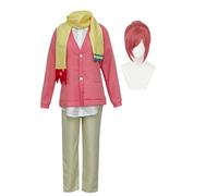 Jilijia Mitsuba Sosuke Cardigan écharpe en tricot rose