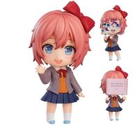 Jilijia Monika Anime Figures Sayorii, figurine d'action avec visage interchangeable, modèle de dessin animé avec accessoires, statue en PVC, collection d'ornements de table