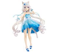 Jilijia NEKOPARA Figurine Chocolat/Vanille/Noix de Coco, Figurine de fille, statue de voiture, décoration de bureau, cadeaux de décration