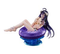Jilijia Overlord Anime Figurine Albedo en PVC - Poupée Assise avec Bouée de Bain Ornement 10 cm