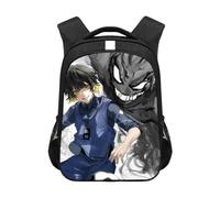 Jilijia Sac à dos bleu Lock Sac à dos Anime Isagi Yoichi Sac à dos Chigiri Hyoma Cartable Cartographie Seishiro Nagi Sac à dos de voyage, Type 15, 44x30.5x16cm