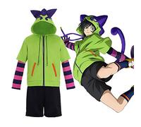 Jilijia SK8 The Infinity Cosplay Costume Anime Miya Ensemble complet Uniforme Sweat à capuche Shorts Tenues Anime Costume Jeu de rôle Uniforme Ensemble complet SK8 the Infinity Cosplay Outfit