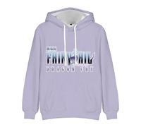 Jilijia Sweat à capuche Fairy Tail Lucy Heartfilia/Natsu Dragneel/Gurei Soruju Sport Cartoon Hoodie Mode Imprimé Pull Sweatshirt, Type 2, L