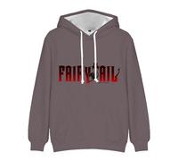 Jilijia Sweat à capuche Fairy Tail Lucy Heartfilia/Natsu Dragneel/Gurei Soruju Sport Cartoon Hoodie Mode Imprimé Pull Sweatshirt, Type 5, S