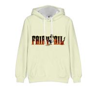 Jilijia Sweat à capuche Fairy Tail Lucy Heartfilia/Natsu Dragneel/Gurei Soruju Sport Cartoon Hoodie Mode Imprimé Pull Sweatshirt, Type 4, L