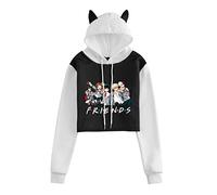 Jilijia Sweat à capuche Fairy Tail Lucy/Toga Himiko/Midoriya Izuku/Asui Tsuyu Anime Academia MHA Sweat-shirt à capuche oreilles de chat Manga Cartoon Hoodies, Type 1, S