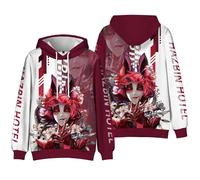 Jilijia Sweat à capuche Hazbin Hotel pour enfants - Impression numérique 3D en Anime - Cosplay Alastor/Angel Dust - Manches longues - Vêtements de rue pour garçons et filles, Type 10., 122