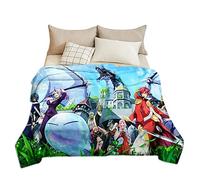 Jilijia That Time I Got Reincarnated as a Slime Anime Couverture polaire en flanelle Rimuru Tempest Couverture cadeau pour chambre à coucher
