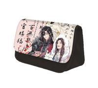 Jilijia Tian Guan Ci Fu Trousse à crayons avec fermeture éclair Anime Xie Lian/Hua Cheng Grande capacité Organiseur de papeterie Boîte à crayons pour école Étudiants Garçons Filles, Type 5,