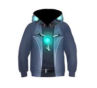 Jilijia Toilette Hommes Pull à capuche, caméraman TV Homme/Parole Imprimé 3D Manga Sweat à Manches Longues Anime Jeu Hoodies Costume pour Enfants, Cameramen, 146-158