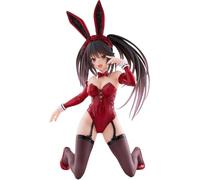 Jilijia Tokisaki Kurumi Figurine de lapin fille agenouillée 13 cm Personnages de dessins animés Modèle en PVC Figurine de collection Décoration de la maison et de la voiture