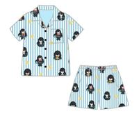 Jilijia Tomioka Giyuu Ensemble pyjama Rengoku Kyoujurou/Hashibira Inosuke Costume de cosplay T-shirt et short Vêtements d'intérieur d'été pour homme et femme