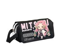 Jilijia Trousse à crayons avec dessin animé Kamado Tanjiro/Hashibira Inosuke/Uzui Tengen - Grande capacité - Cadeau pour garçons et filles, Type 11, 20*8*10cm, Trousses à crayons