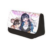Jilijia Trousse à crayons The Dangers in My Heart - Trousse à crayons - Sac à crayons - Sac Kyotaro Ichikawa - Sac de rangement pour figurines d'anime, Type 2, 22x13x7.5cm