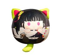 Jilijia Tsuyuri Kanao Oreiller en peluche douce Kimetsu No Yaiba Anime à collectionner Motif dessin animé Pour décoration de chambre à coucher et sieste de bureau 37 cm