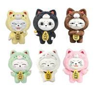 Jilijia Turbo Granny Lot de 6 figurines en peluche 15 cm