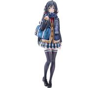 Jilijia Yukinoshita Yukino Figure Figurine en PVC Anime Manga Girls Standing Character Model Uniforme Écharpe Style Cartoon Action Figure 25 cm Home Desktop Ornements Collections